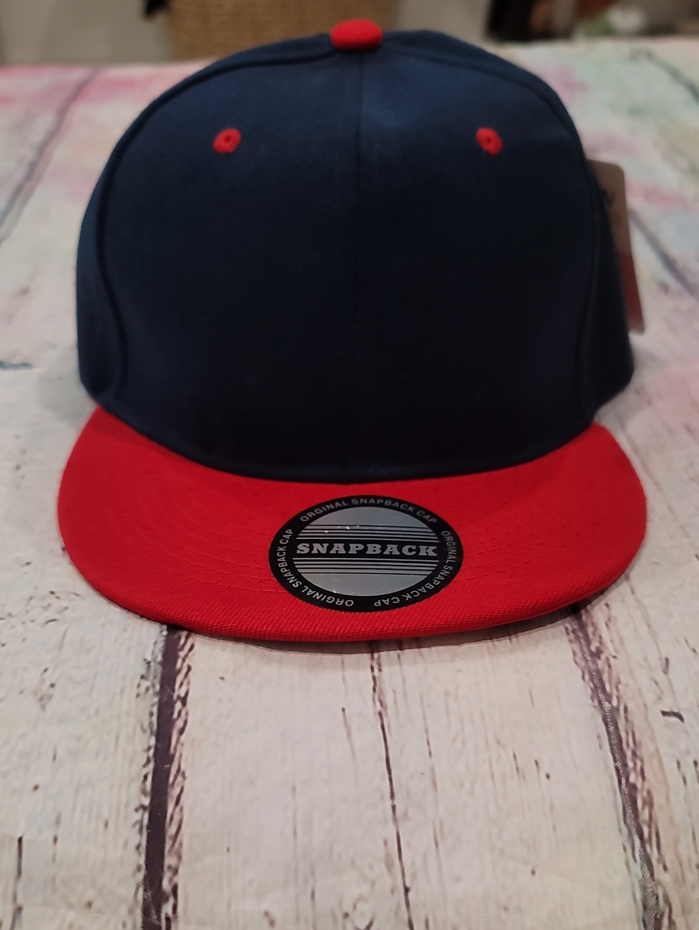 Blue And Red Snapback Hat
